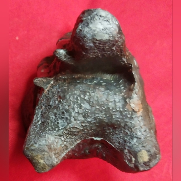 Vintage Victorian Era Knapp Boy Leaning on Log Silver Plated Match Holder Figure - Picture 6 of 6